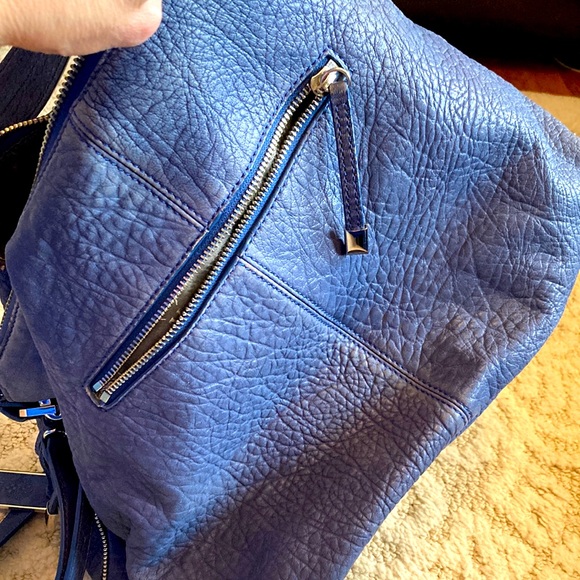 Vince Camuto blue grayish tone soft leather bag. - Picture 9 of 10